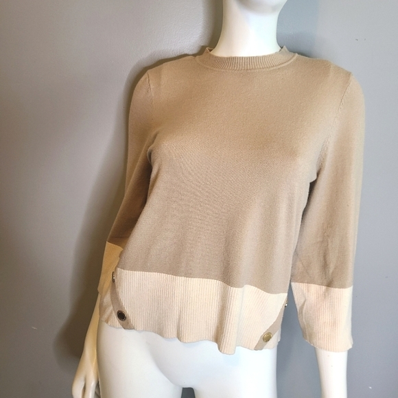 Andrew Marc Tan Sweater sz Small - Picture 6 of 10
